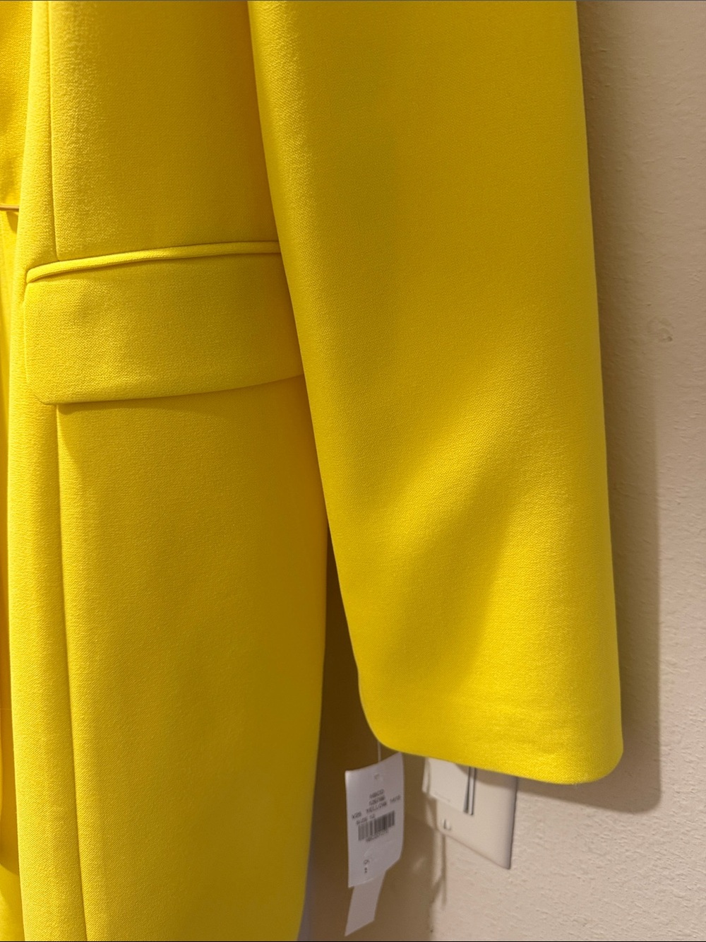Women's Yellow Open-Front Blazer Jacket and pants by Kasper - Picture 7 of 11